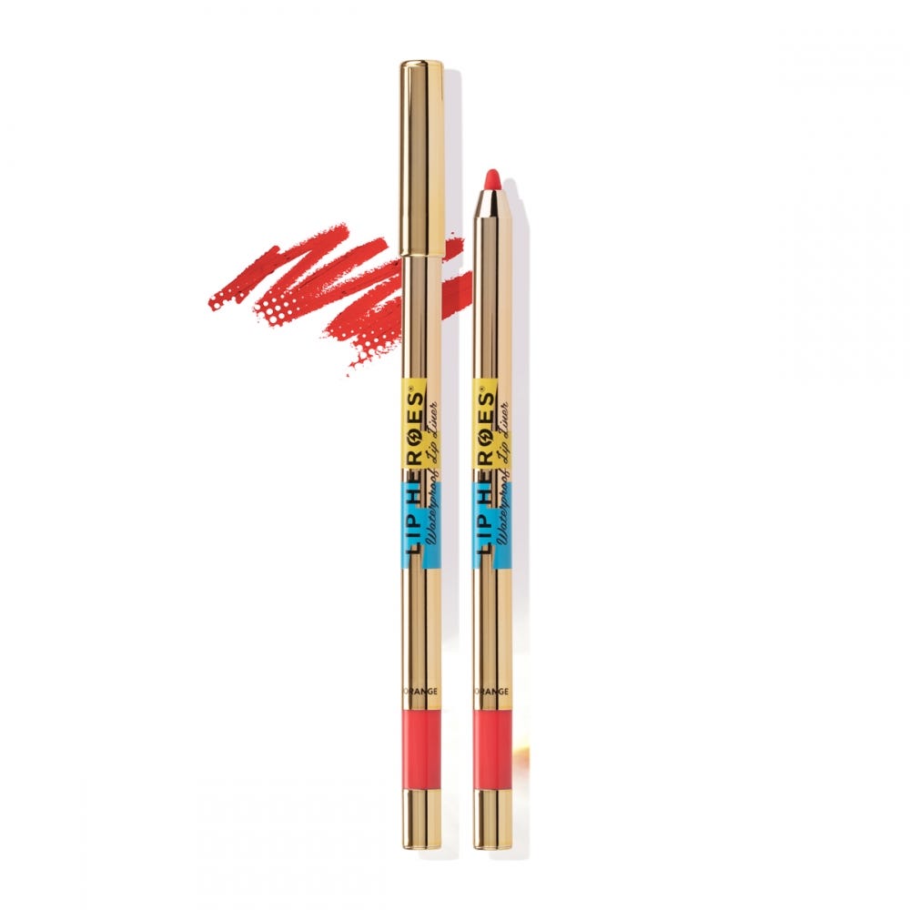 Lip Heroes Waterproof Lip Liner - Orange